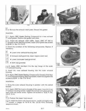 1996 Johnson Evinrude "ED" 40 thru 55 2-Cylinder Service Repair Manual, P/N 507124, Page 183