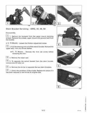 1996 Johnson Evinrude "ED" 40 thru 55 2-Cylinder Service Repair Manual, P/N 507124, Page 184