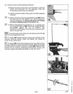 1996 Johnson Evinrude "ED" 40 thru 55 2-Cylinder Service Repair Manual, P/N 507124, Page 217