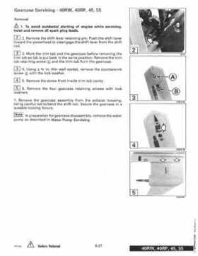 1996 Johnson Evinrude "ED" 40 thru 55 2-Cylinder Service Repair Manual, P/N 507124, Page 224