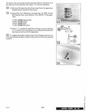 1996 Johnson Evinrude "ED" 40 thru 55 2-Cylinder Service Repair Manual, P/N 507124, Page 228