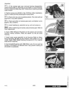 1996 Johnson Evinrude "ED" 40 thru 55 2-Cylinder Service Repair Manual, P/N 507124, Page 248