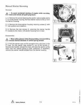 1996 Johnson Evinrude "ED" 40 thru 55 2-Cylinder Service Repair Manual, P/N 507124, Page 257