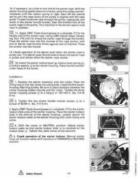 1996 Johnson Evinrude "ED" 40 thru 55 2-Cylinder Service Repair Manual, P/N 507124, Page 261