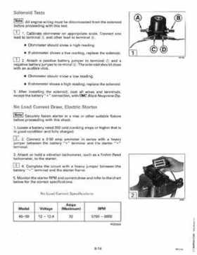 1996 Johnson Evinrude "ED" 40 thru 55 2-Cylinder Service Repair Manual, P/N 507124, Page 275