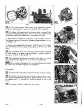 1996 Johnson Evinrude "ED" 60 LV 90, 115, 150, 150C, 175 Service Repair Manual, P/N 507127, Page 85