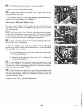 1996 Johnson Evinrude "ED" 60 LV 90, 115, 150, 150C, 175 Service Repair Manual, P/N 507127, Page 86