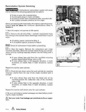 1996 Johnson Evinrude "ED" 60 LV 90, 115, 150, 150C, 175 Service Repair Manual, P/N 507127, Page 91