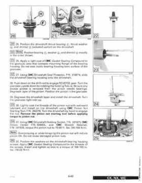 1996 Johnson Evinrude "ED" 60 LV 90, 115, 150, 150C, 175 Service Repair Manual, P/N 507127, Page 222