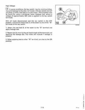 1996 Johnson Evinrude "ED" 60 LV 90, 115, 150, 150C, 175 Service Repair Manual, P/N 507127, Page 247
