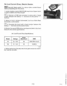 1996 Johnson Evinrude "ED" 60 LV 90, 115, 150, 150C, 175 Service Repair Manual, P/N 507127, Page 249