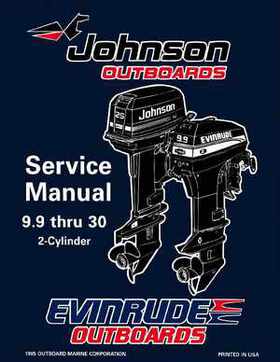1996 Johnson Evinrude "ED" 9.9 thru 30 2-Cylinder Service Repair Manual, P/N 507122, Page 1