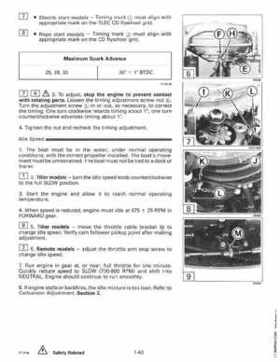 1996 Johnson Evinrude "ED" 9.9 thru 30 2-Cylinder Service Repair Manual, P/N 507122, Page 49