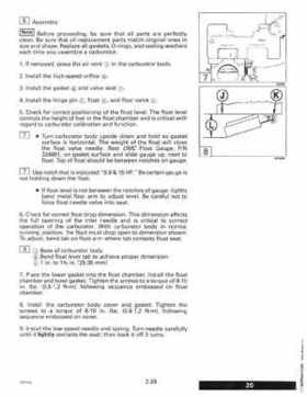 1996 Johnson Evinrude "ED" 9.9 thru 30 2-Cylinder Service Repair Manual, P/N 507122, Page 87