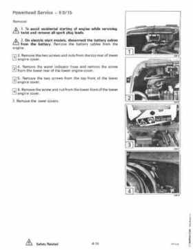 1996 Johnson Evinrude "ED" 9.9 thru 30 2-Cylinder Service Repair Manual, P/N 507122, Page 141