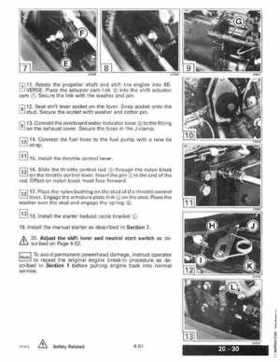 1996 Johnson Evinrude "ED" 9.9 thru 30 2-Cylinder Service Repair Manual, P/N 507122, Page 182