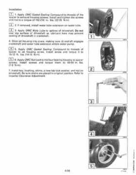 1996 Johnson Evinrude "ED" 9.9 thru 30 2-Cylinder Service Repair Manual, P/N 507122, Page 274