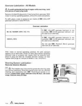 1996 Johnson Evinrude "ED" 90 CV 88 thru 115 Service Repair Manual, P/N 507126, Page 17