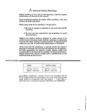 1996 Johnson Evinrude "ED" 90 CV 88 thru 115 Service Repair Manual, P/N 507126, Page 182