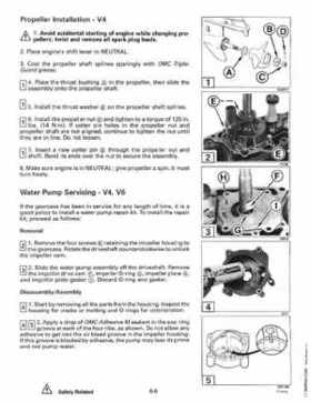 1996 Johnson Evinrude "ED" 90 CV 88 thru 115 Service Repair Manual, P/N 507126, Page 186