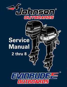 1996 Johnson/Evinrude Outboards 2 thru 8 Service Repair Manual P/N 507120, Page 1