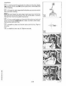 1996 Johnson/Evinrude Outboards 25, 35 3-Cylinder Service Repair Manual P/N 507123, Page 87