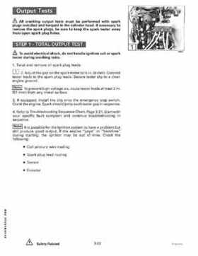 1996 Johnson/Evinrude Outboards 25, 35 3-Cylinder Service Repair Manual P/N 507123, Page 110