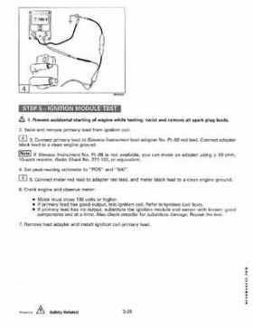 1996 Johnson/Evinrude Outboards 25, 35 3-Cylinder Service Repair Manual P/N 507123, Page 117