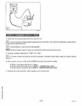 1996 Johnson/Evinrude Outboards 25, 35 3-Cylinder Service Repair Manual P/N 507123, Page 118