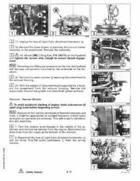 1996 Johnson/Evinrude Outboards 25, 35 3-Cylinder Service Repair Manual P/N 507123, Page 128