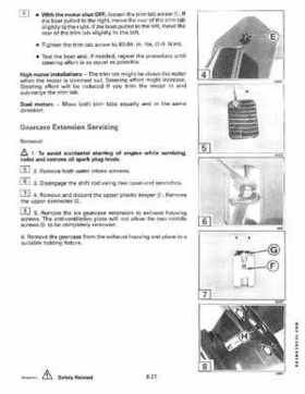1996 Johnson/Evinrude Outboards 25, 35 3-Cylinder Service Repair Manual P/N 507123, Page 207