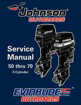 1996 Johnson/Evinrude Outboards 50 thru 70 3-Cylinder Service Repair Manual P/N 507125, Page 1