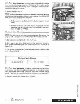1996 Johnson/Evinrude Outboards 50 thru 70 3-Cylinder Service Repair Manual P/N 507125, Page 43