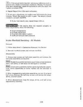 1996 Johnson/Evinrude Outboards 50 thru 70 3-Cylinder Service Repair Manual P/N 507125, Page 92