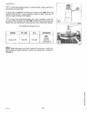 1996 Johnson/Evinrude Outboards 50 thru 70 3-Cylinder Service Repair Manual P/N 507125, Page 104
