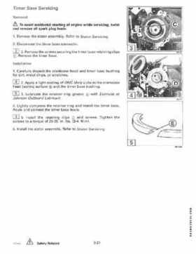 1996 Johnson/Evinrude Outboards 50 thru 70 3-Cylinder Service Repair Manual P/N 507125, Page 116