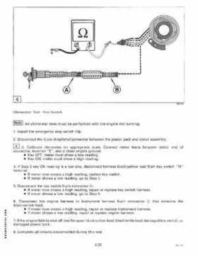 1996 Johnson/Evinrude Outboards 50 thru 70 3-Cylinder Service Repair Manual P/N 507125, Page 127