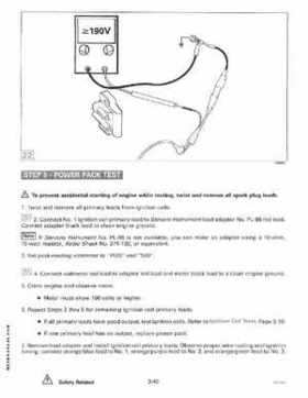 1996 Johnson/Evinrude Outboards 50 thru 70 3-Cylinder Service Repair Manual P/N 507125, Page 135