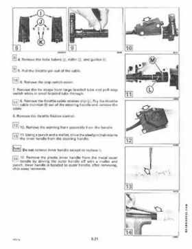 1996 Johnson/Evinrude Outboards 50 thru 70 3-Cylinder Service Repair Manual P/N 507125, Page 194