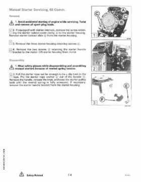 1996 Johnson/Evinrude Outboards 50 thru 70 3-Cylinder Service Repair Manual P/N 507125, Page 225