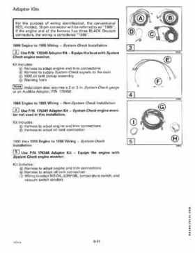 1996 Johnson/Evinrude Outboards 50 thru 70 3-Cylinder Service Repair Manual P/N 507125, Page 260