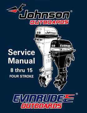 1996 Johnson/Evinrude Outboards 8 thru 15 Four-Stroke Service Repair Manual P/N 507121, Page 1