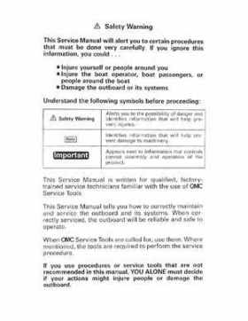 1996 Johnson/Evinrude Outboards 8 thru 15 Four-Stroke Service Repair Manual P/N 507121, Page 2