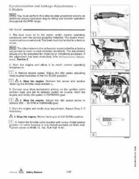 1996 Johnson/Evinrude Outboards 8 thru 15 Four-Stroke Service Repair Manual P/N 507121, Page 43