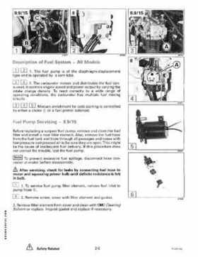 1996 Johnson/Evinrude Outboards 8 thru 15 Four-Stroke Service Repair Manual P/N 507121, Page 60