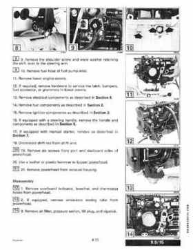 1996 Johnson/Evinrude Outboards 8 thru 15 Four-Stroke Service Repair Manual P/N 507121, Page 123