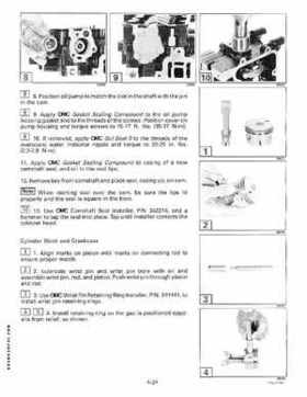 1996 Johnson/Evinrude Outboards 8 thru 15 Four-Stroke Service Repair Manual P/N 507121, Page 136