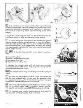 1996 Johnson/Evinrude Outboards 8 thru 15 Four-Stroke Service Repair Manual P/N 507121, Page 137