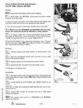 1996 Johnson/Evinrude Outboards 8 thru 15 Four-Stroke Service Repair Manual P/N 507121, Page 144