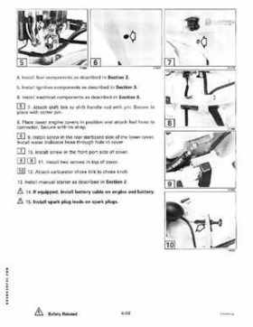 1996 Johnson/Evinrude Outboards 8 thru 15 Four-Stroke Service Repair Manual P/N 507121, Page 180